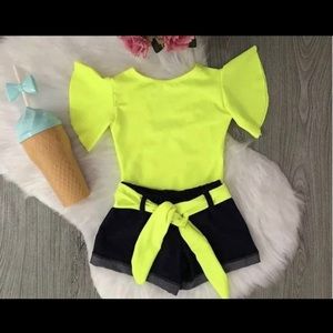 2 piece short set